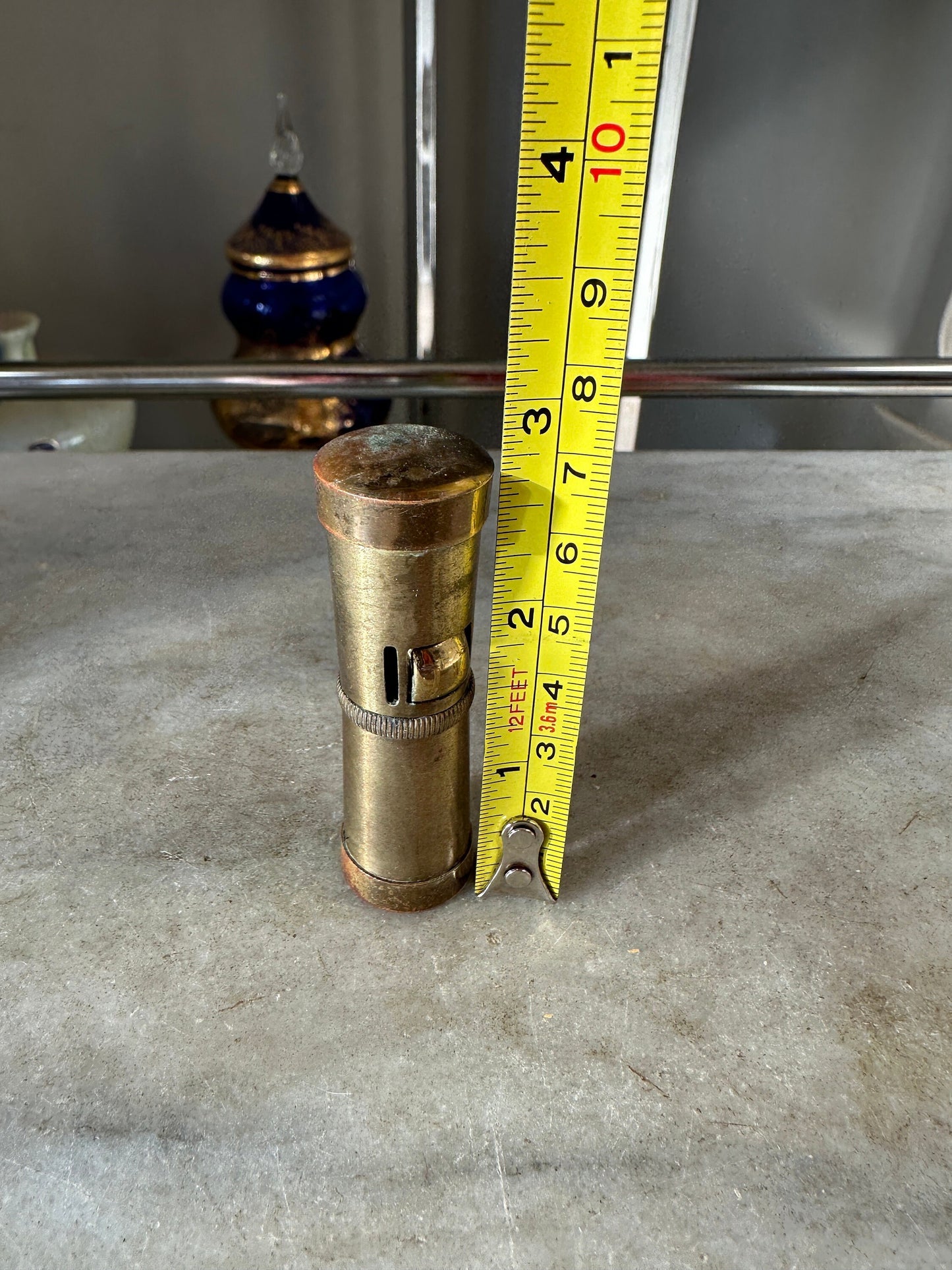 Vintage Unique  Brass Sports Lighter | Vintage Tobacciana