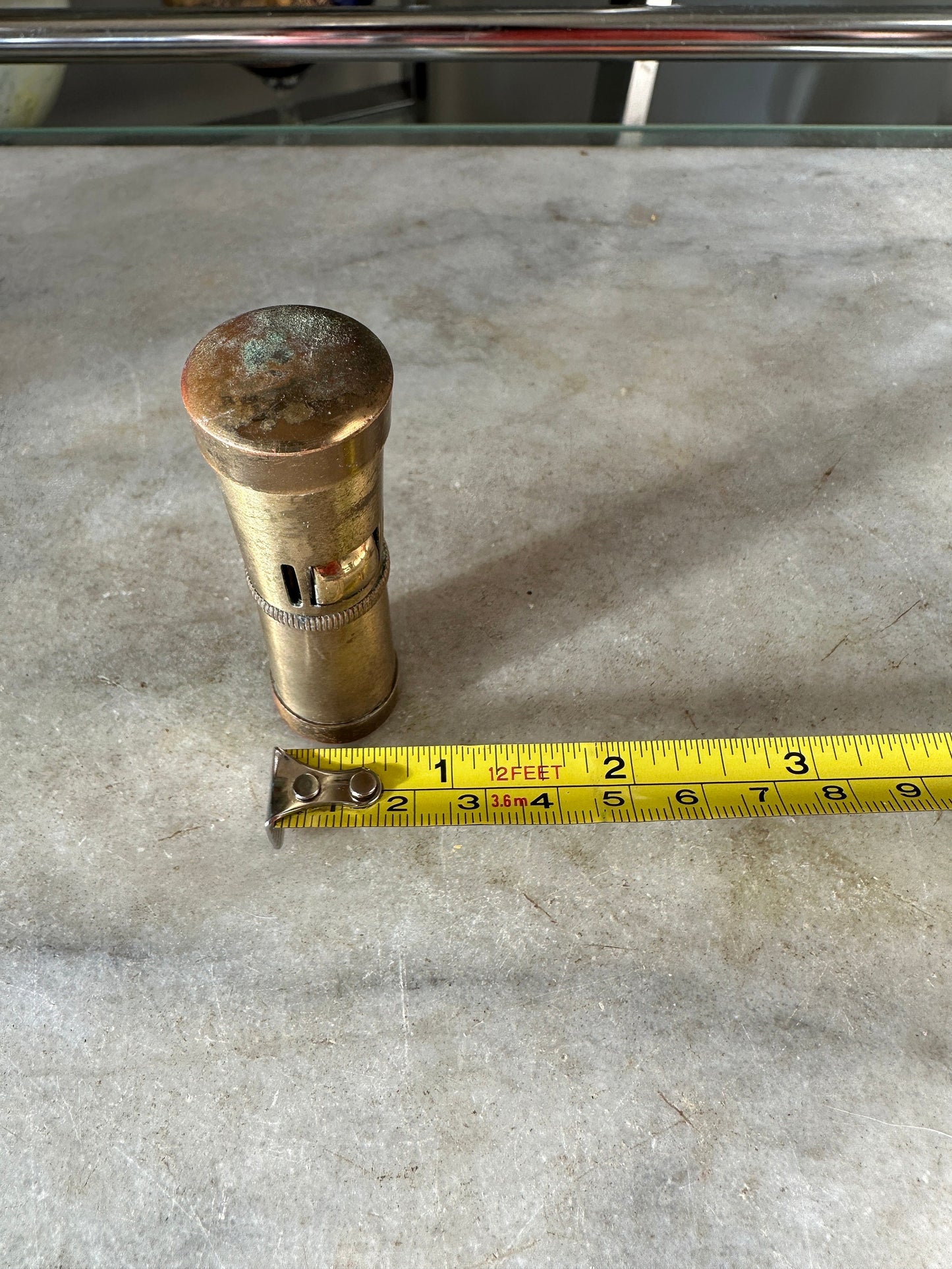 Vintage Unique  Brass Sports Lighter | Vintage Tobacciana