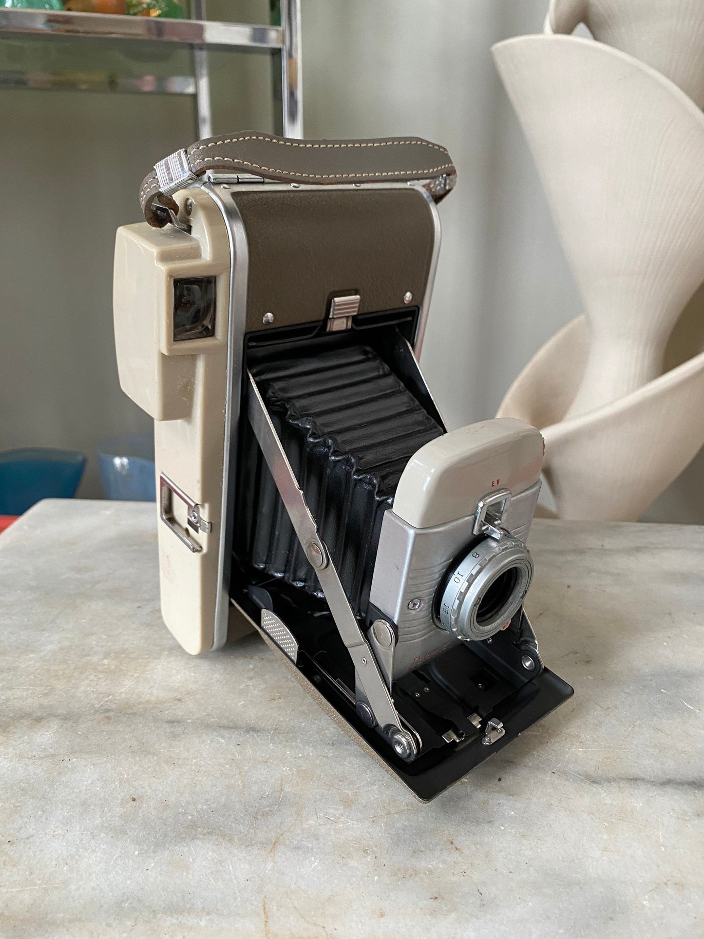 Polaroid Highlander Land Camera Model 80B | Historical Significance Includes Accesories and Case