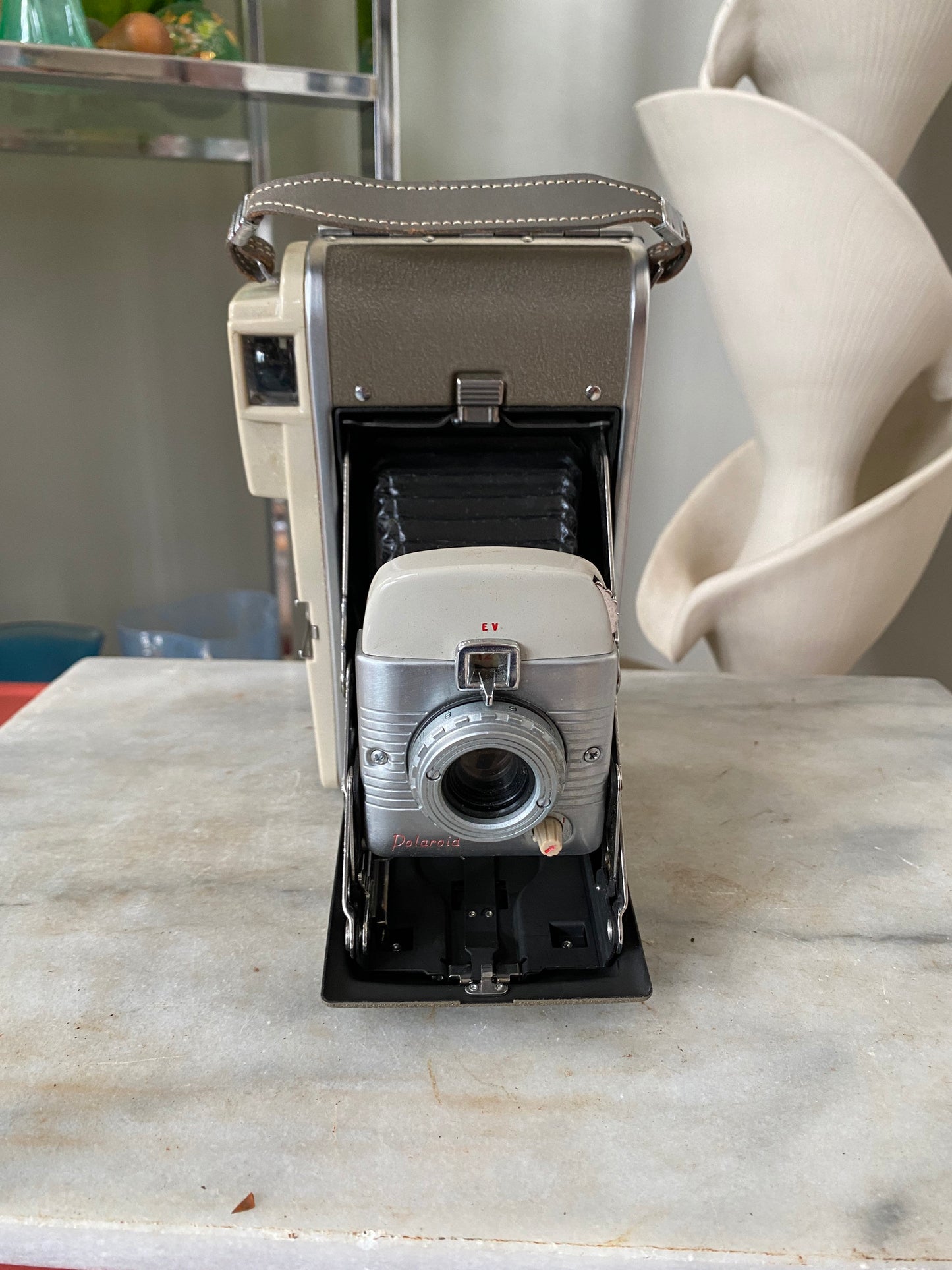 Polaroid Highlander Land Camera Model 80B | Historical Significance Includes Accesories and Case
