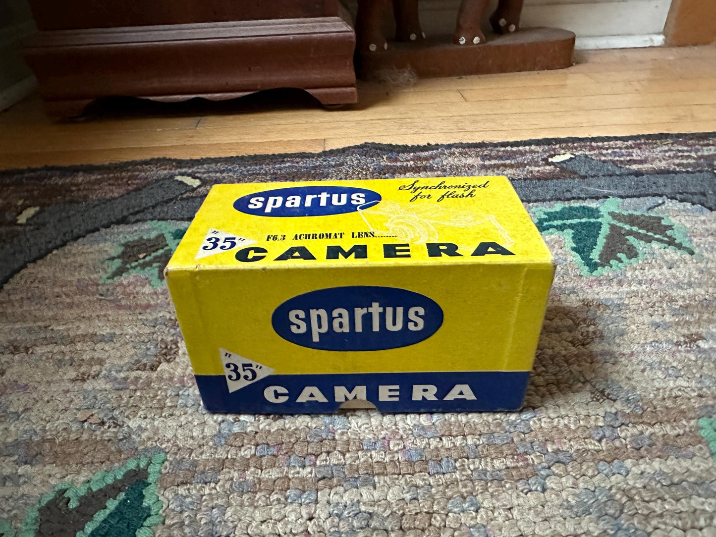 Vintage Film Camera - Spartus 35 Camera - In Origjnal Box w Brochure