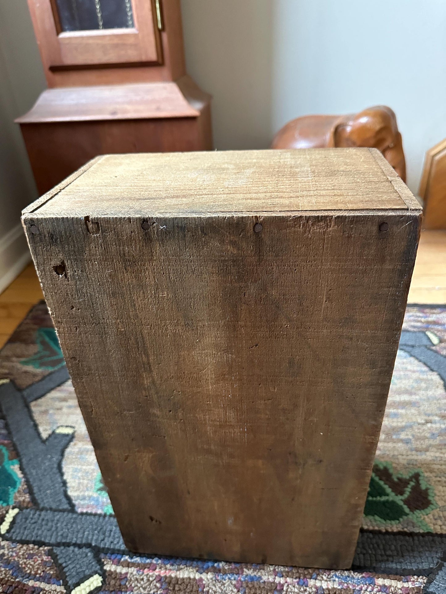 Early Vintage Advertising Wooden Box Crate Santa Clara Prunes