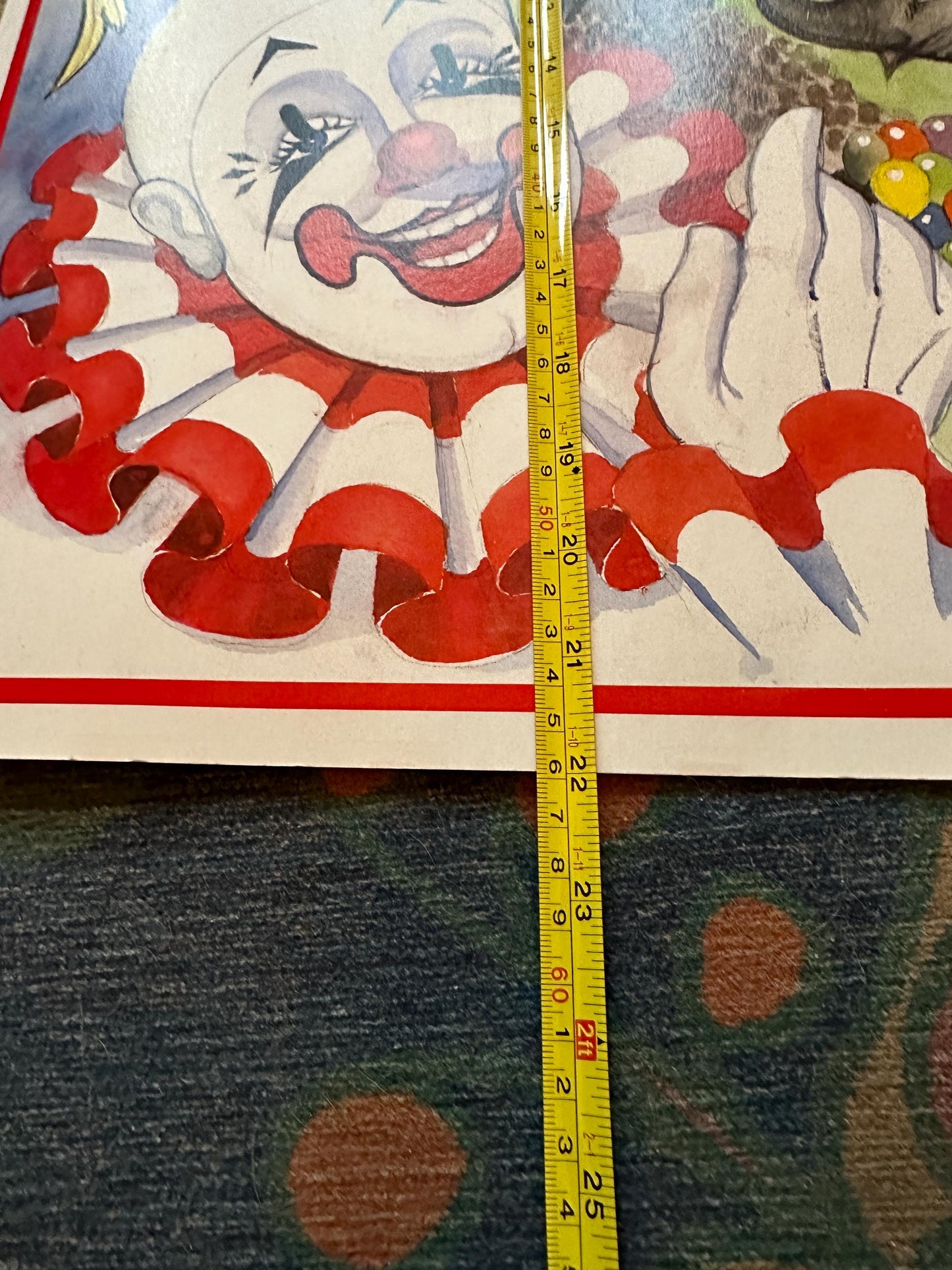 Vtg ROBERTS Bros CIRCUS Poster 1990s Pottsville,PA 14” X 22”