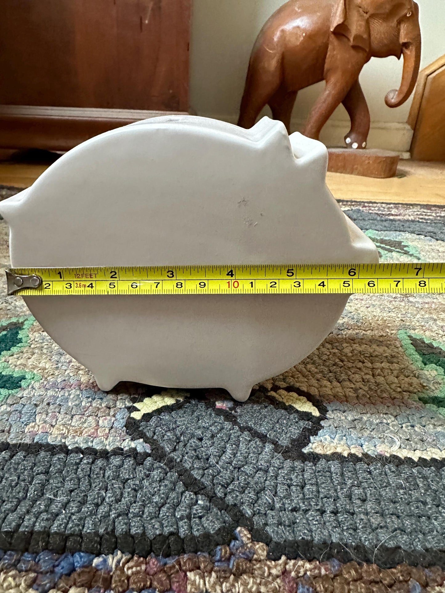 UMBRA loft Ceramic Piggy Bank Pale Pink designed by Paul Rowe & Matt Carr