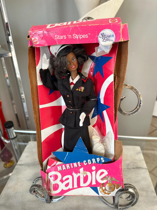 Marine Corps Barbie Doll Special Edition 1990s | Original Package  VINTAGE UNIQUE RARE