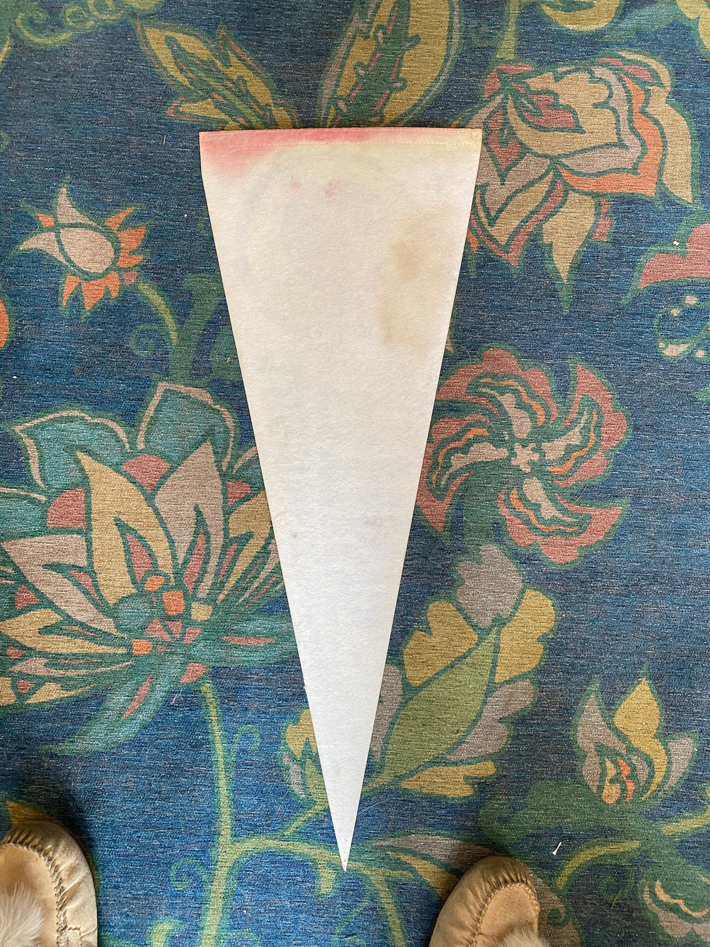 Vintage Los Angeles Rams  Football 30” Pennant | 1970s LA Rams NFL Large Vintage Pennant