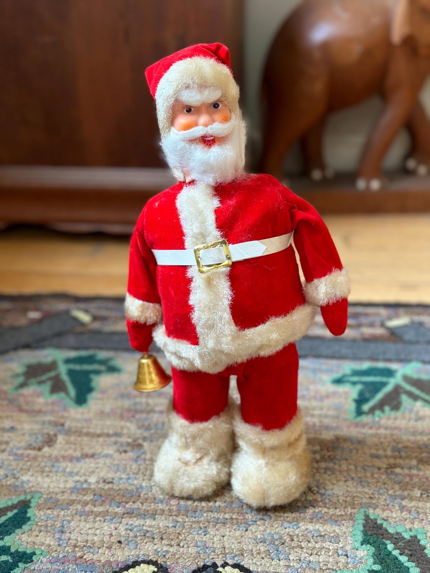 A Santa Creation Battery Operated 1960's Japan #16404 Toy Lights Up