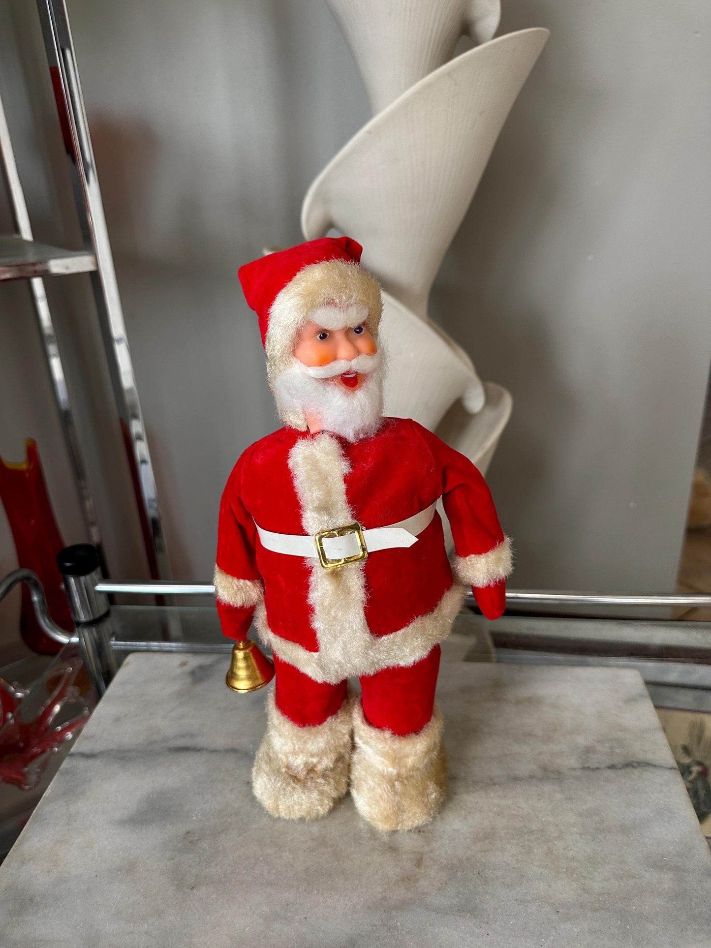 A Santa Creation Battery Operated 1960's Japan #16404 Toy Lights Up