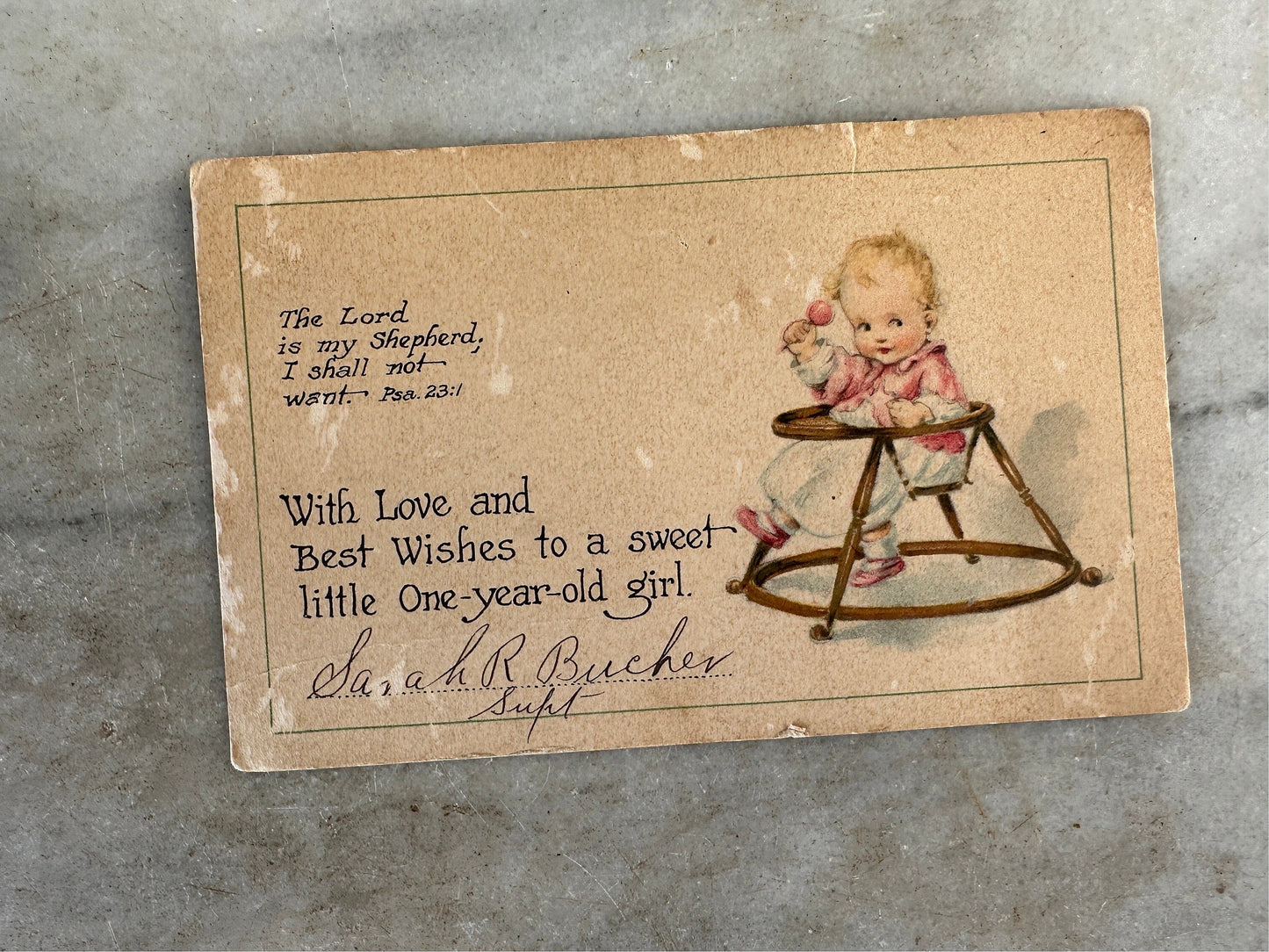 Antique 1910's Birthday / Greetings Embossed Postcards Lot 4 Flowers ~ Edwardian Era Printed in Germany Floral Landscape Post Cards