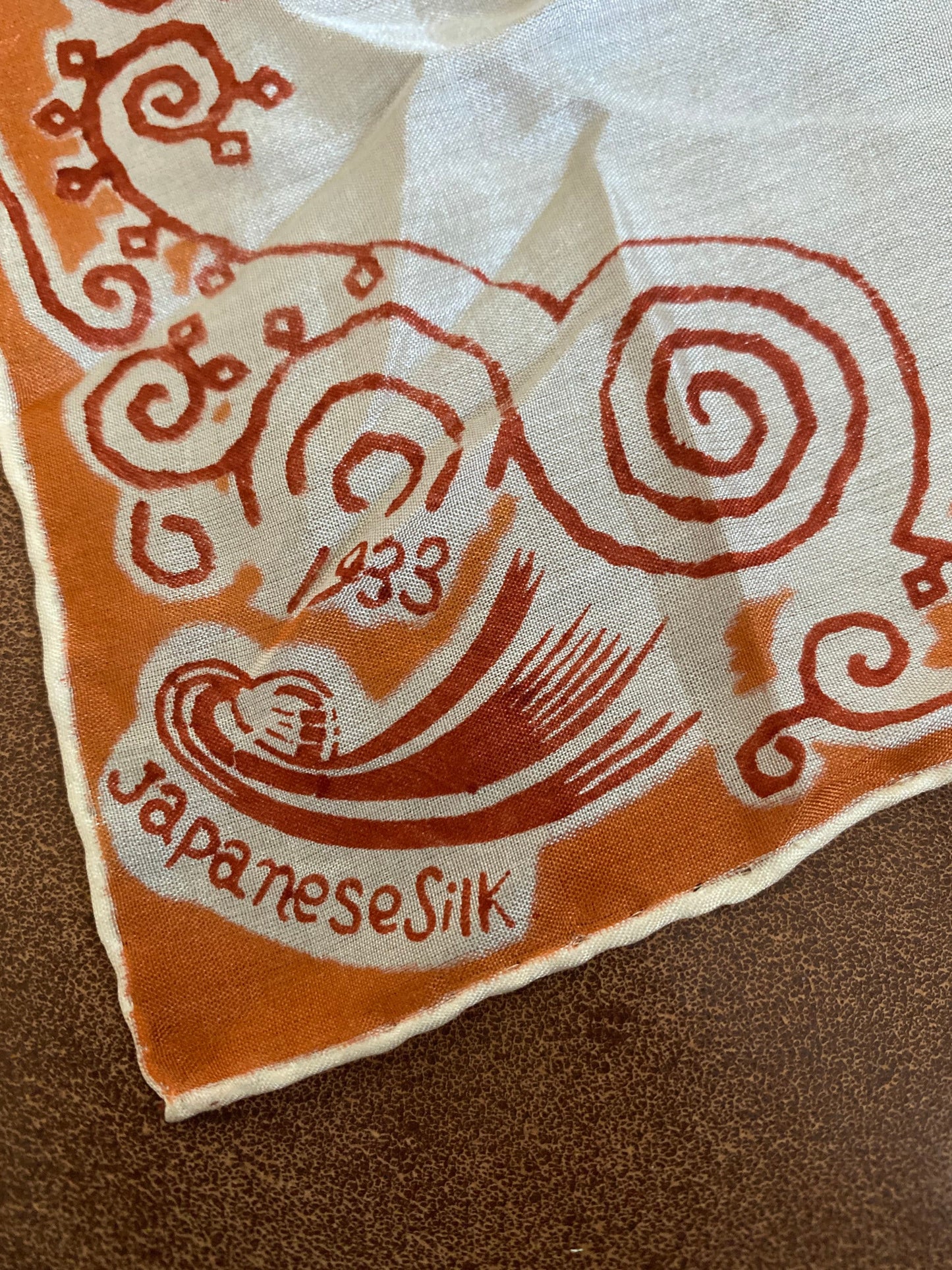 4 1930s Japanese Silm Hankies | Japanese Silk Handkerchiefs | Giesha Girls ~ Pagoda