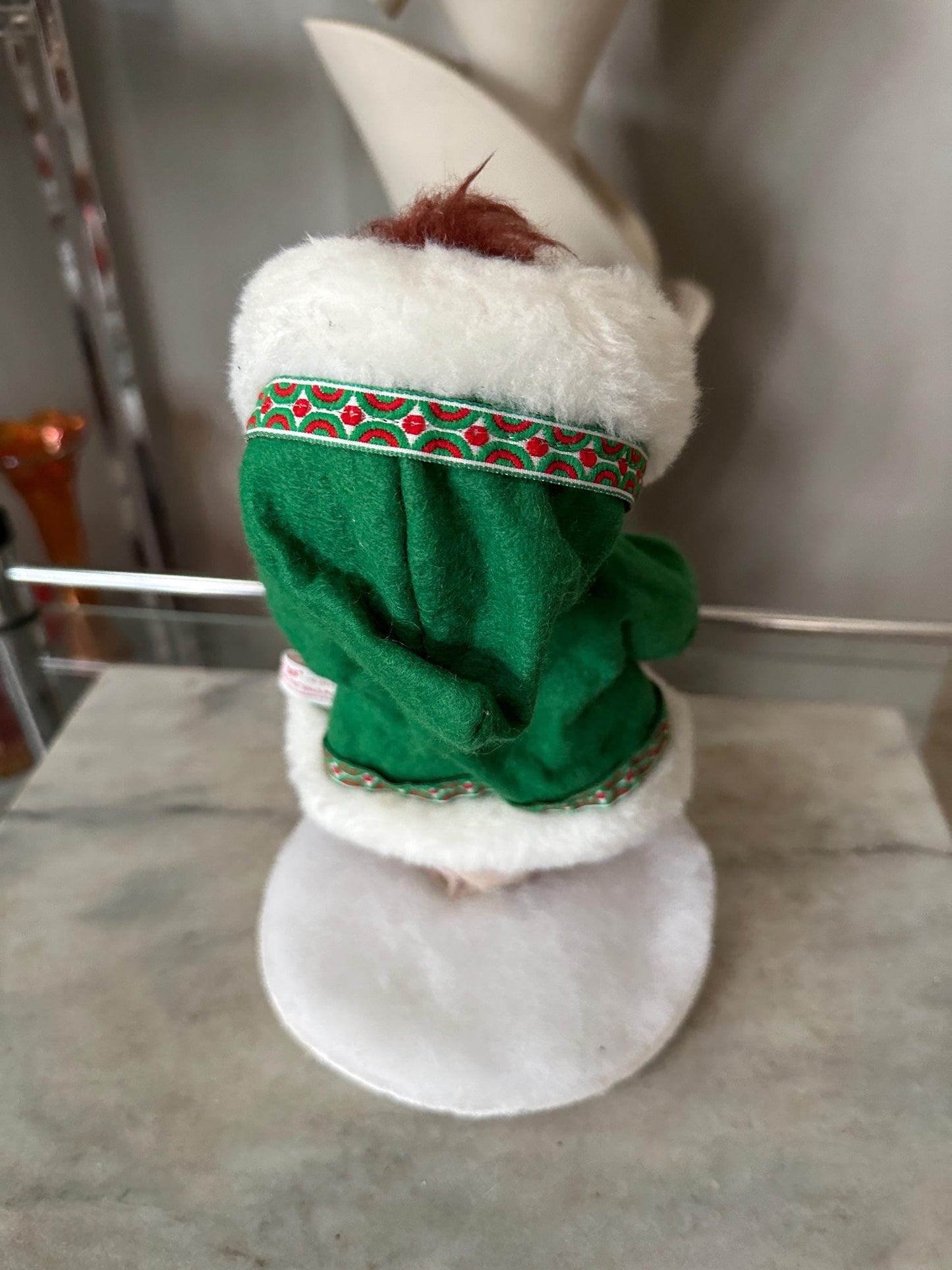 Vintage 1988 Annalee Doll, Christmas Bear, Winter Attire Collector Gift, Kitschmas