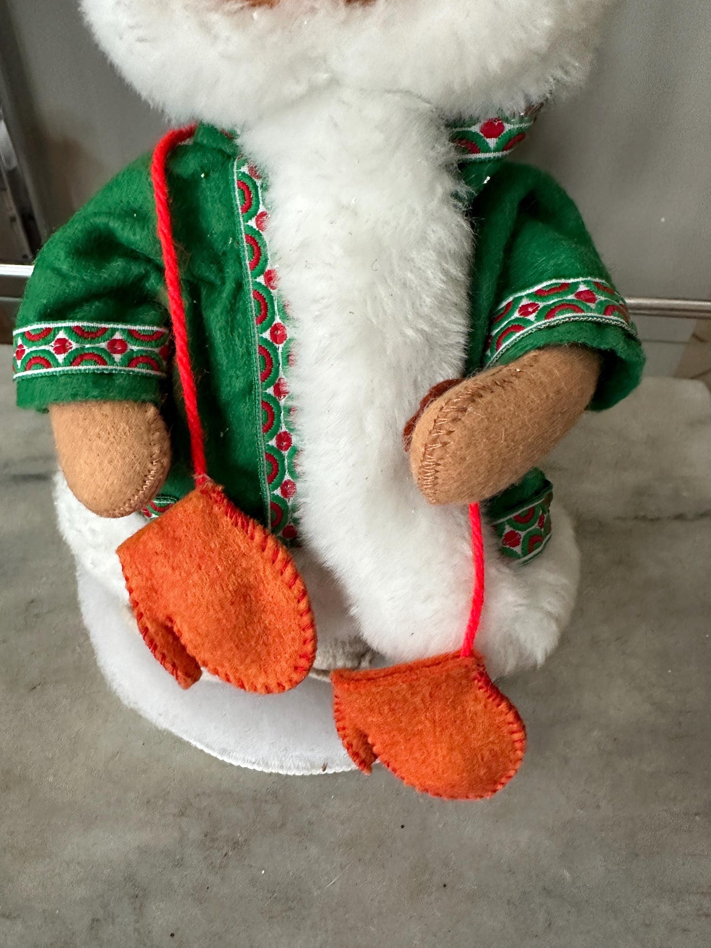 Vintage 1988 Annalee Doll, Christmas Bear, Winter Attire Collector Gift, Kitschmas