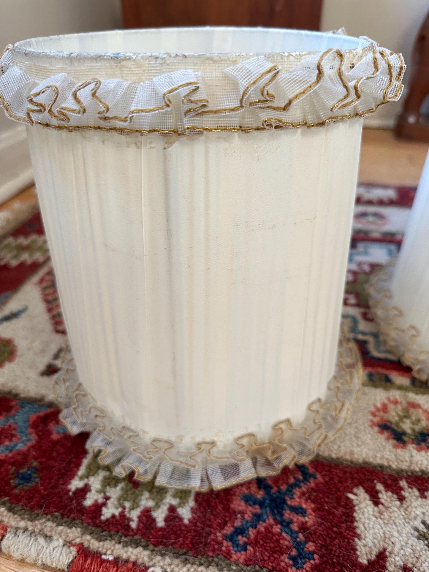 Vintage Art Deco Crystal Table Lamps | Hollywood Regency Lighting