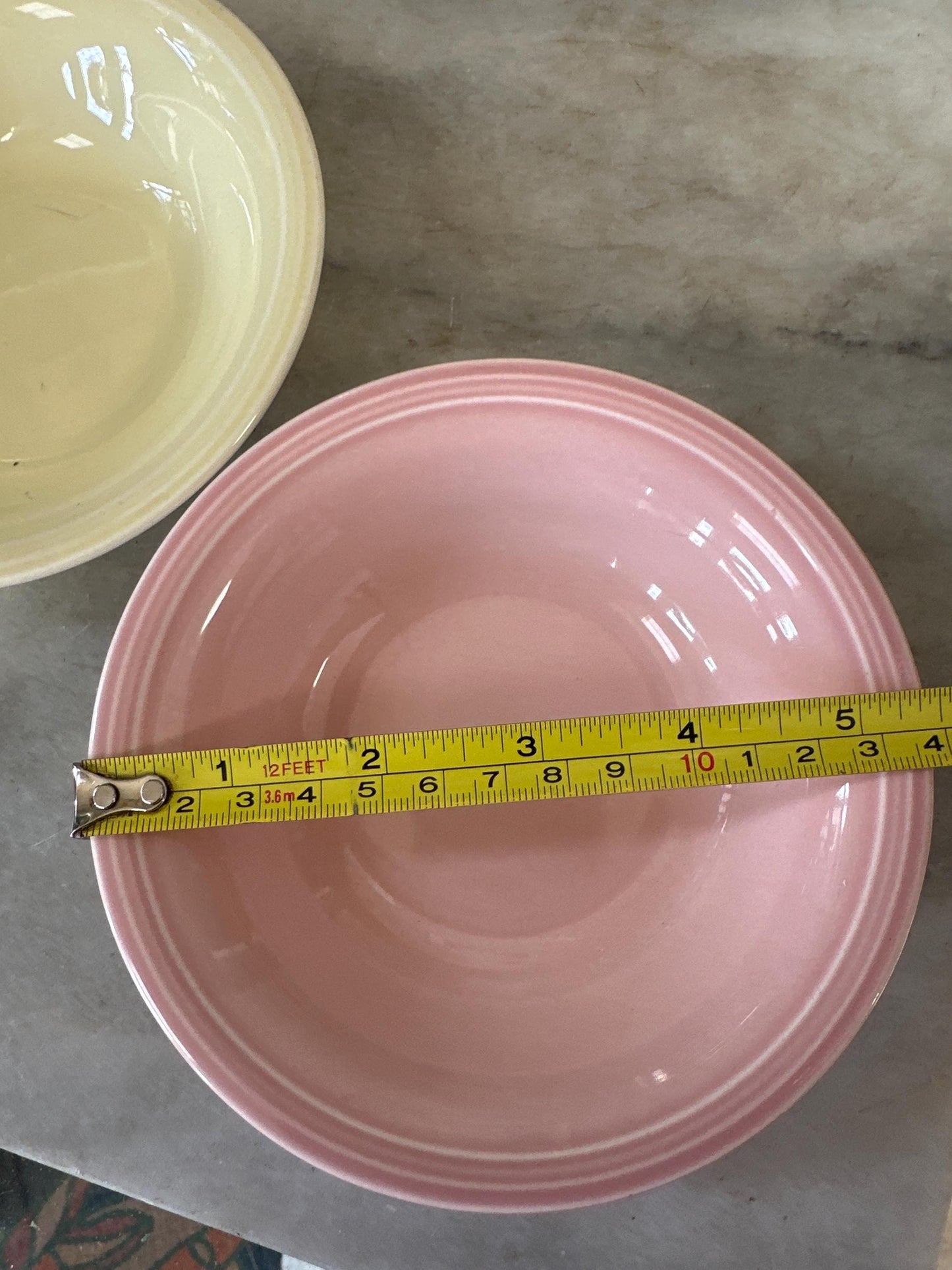 Vintage Edwin Knowles Berry Bowls (Set of 3) | Mid-Century Pastel Dinnerware