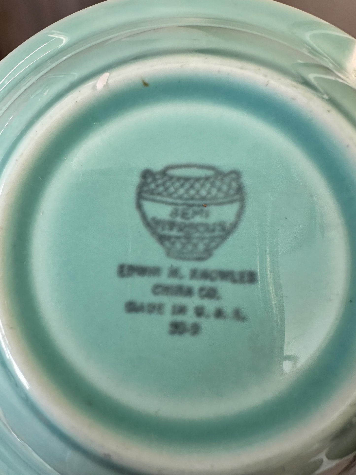 Vintage Edwin Knowles Berry Bowls (Set of 3) | Mid-Century Pastel Dinnerware