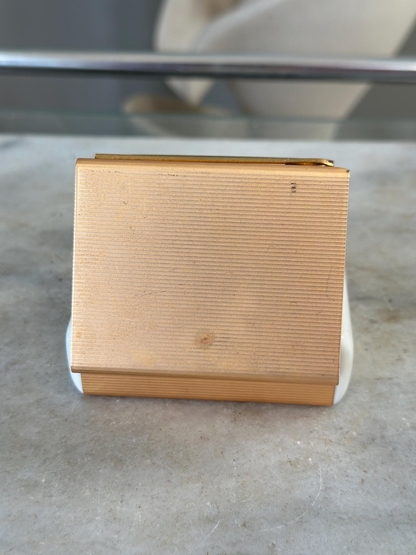 Vintage Seth Thomas Exclusive 150 Anniversary Wind-Up Travel Clock HTF, Rare