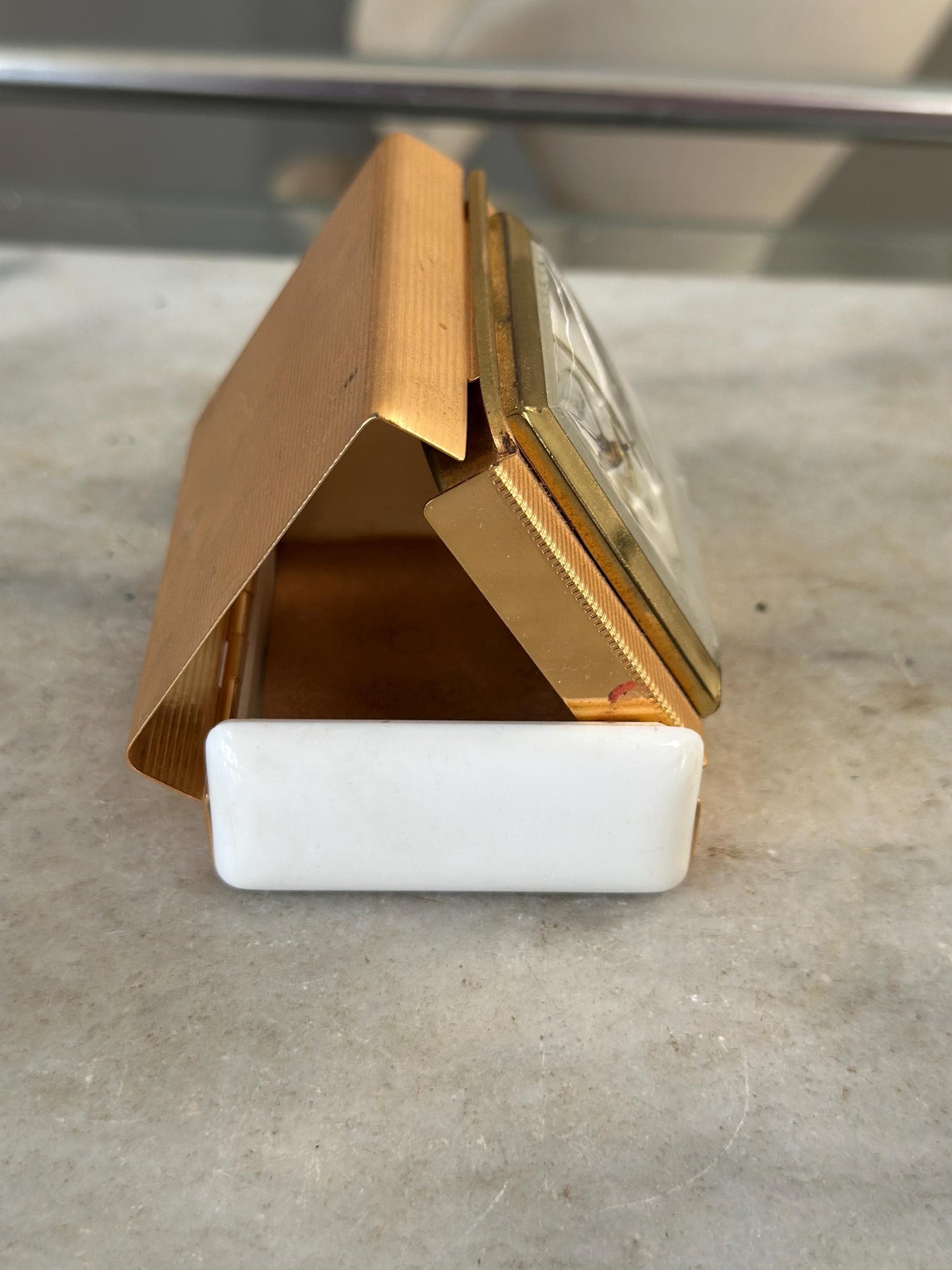 Vintage Seth Thomas Exclusive 150 Anniversary Wind-Up Travel Clock HTF, Rare