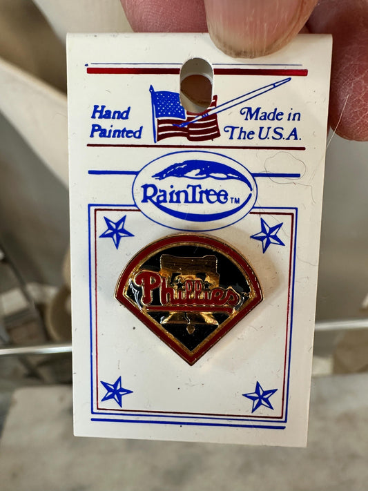 Vintage Phillies Enamel Lapel Pin – Raintree MLB Baseball Collectible