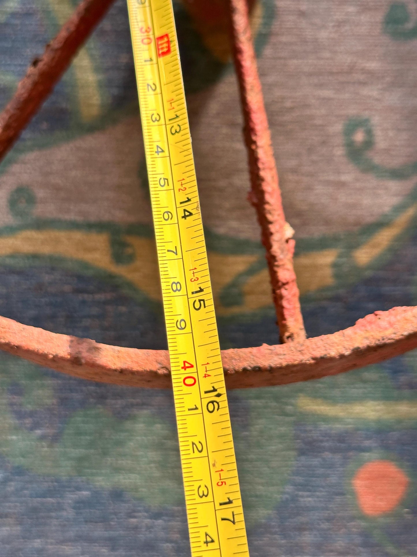 Antique 16” Iron Wheel - Rustic Farmhouse Barn Décor