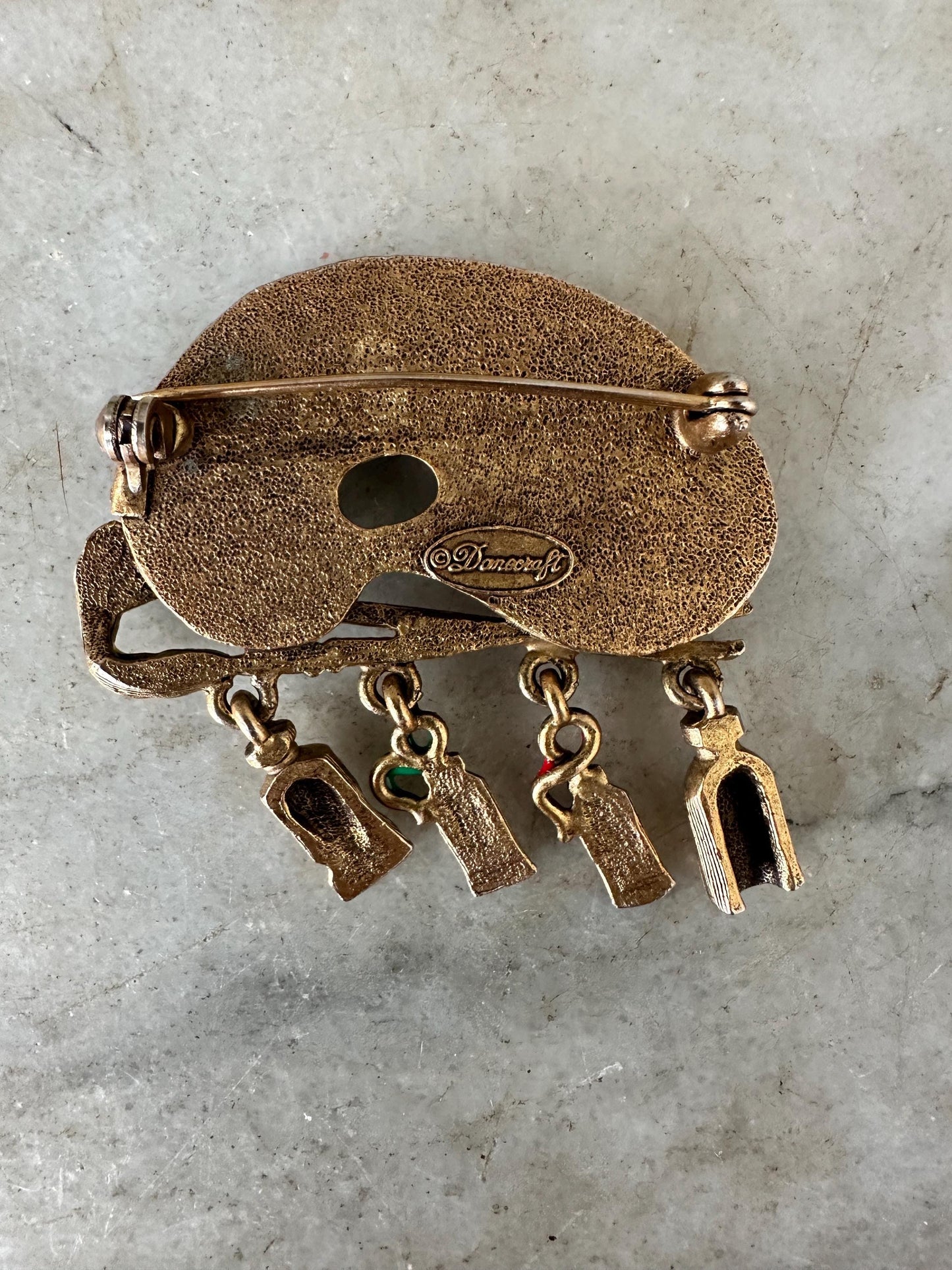 Vintage Enamel Brooch Lot – Whimsical Animal, Floral Pins, and More!