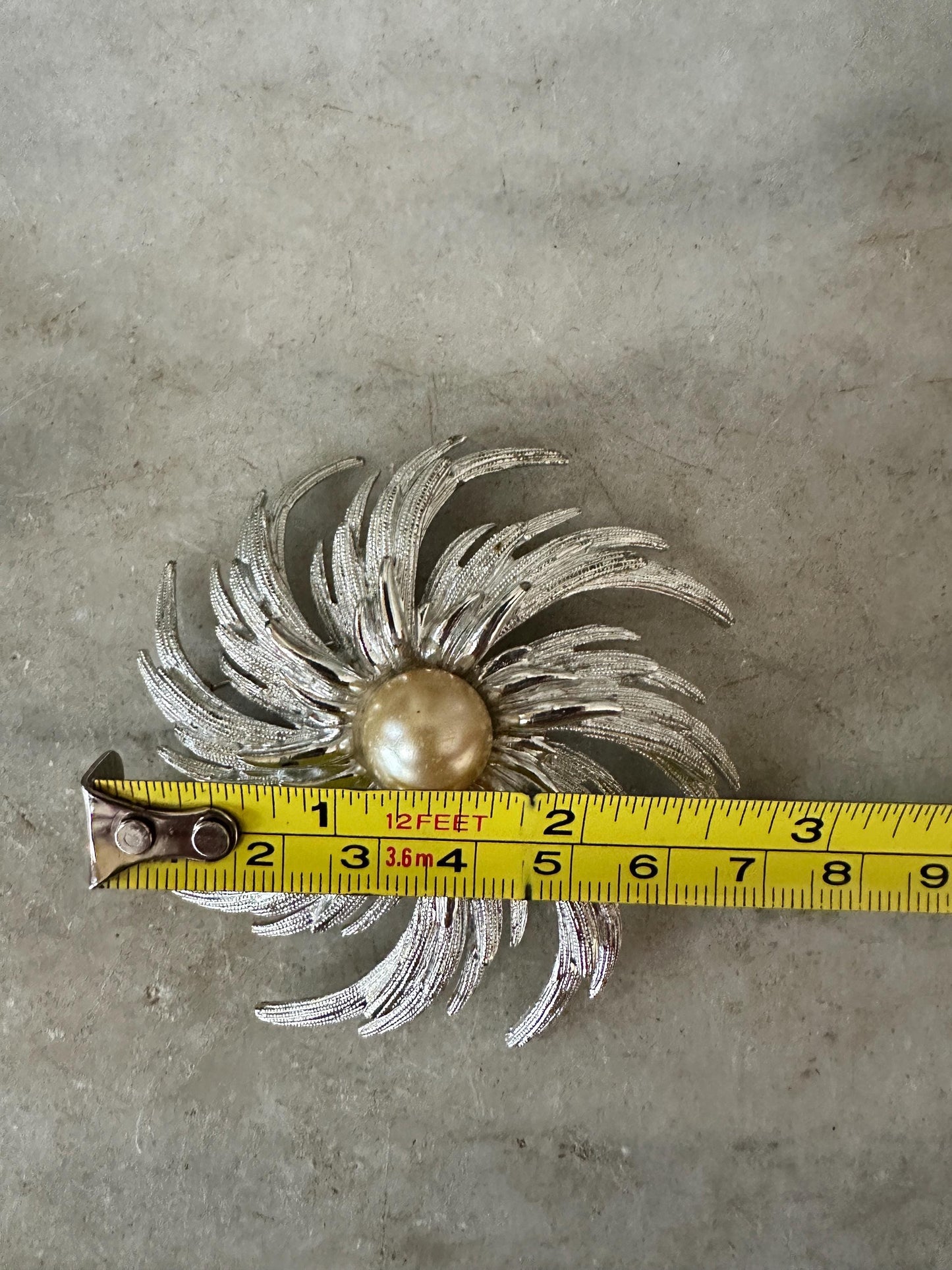 Vintage 1960s Floral Brooch Set – Sarah Coventry Sunflower, Mid-century Jewelry, MCM