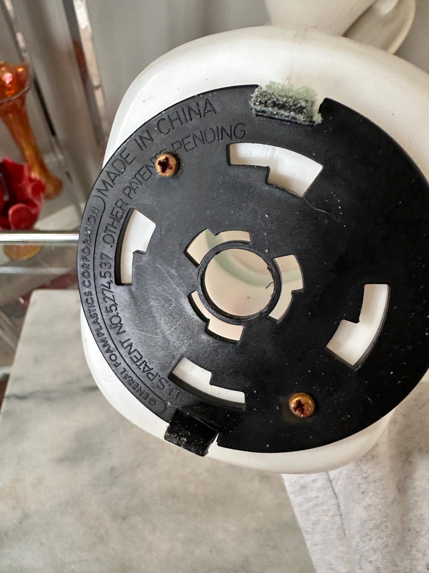 1999 Vintage General Foam 9" Frosty Snowman Blow Mold Pathway Light Topper