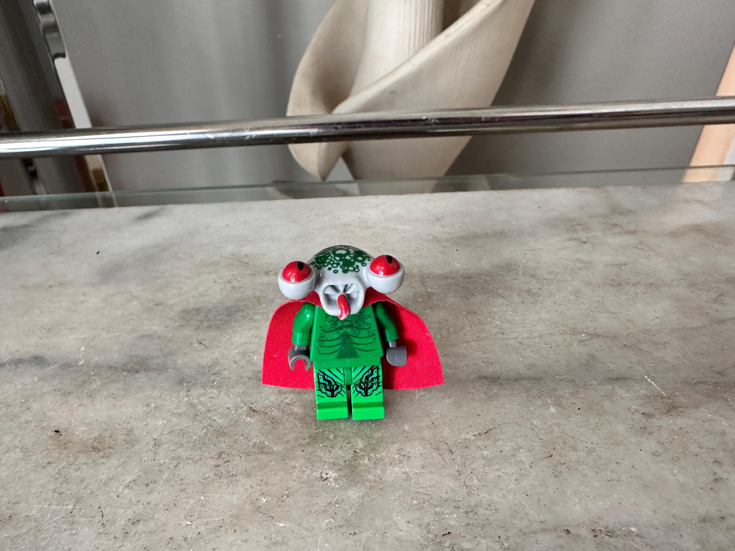 Lego Squidman - Space Police III Minifigure W/ Cape Alien Green From 5969 5980