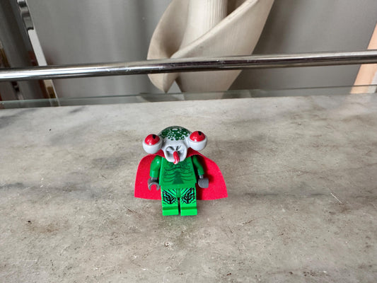 Lego Squidman - Space Police III Minifigure W/ Cape Alien Green From 5969 5980