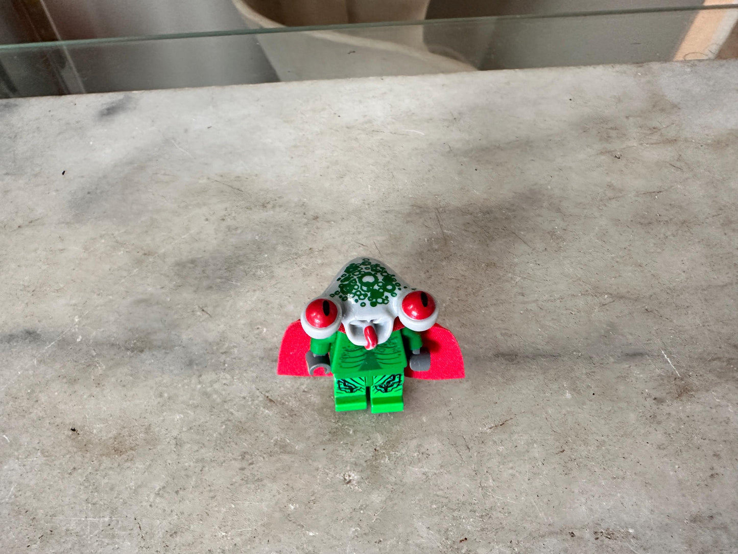 Lego Squidman - Space Police III Minifigure W/ Cape Alien Green From 5969 5980