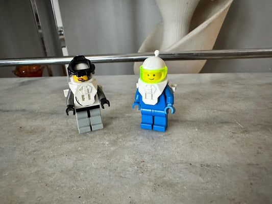 Pair of LEGO® Aquazone Aquanauts Aquanaut 1, 90's,  Minifigures (2) ,  Minifig, LEGO®