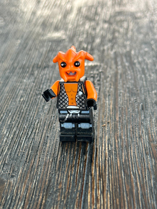 LEGO Space Police Kranxx Minifigure - 5970 5974 - Orange Alien Villain