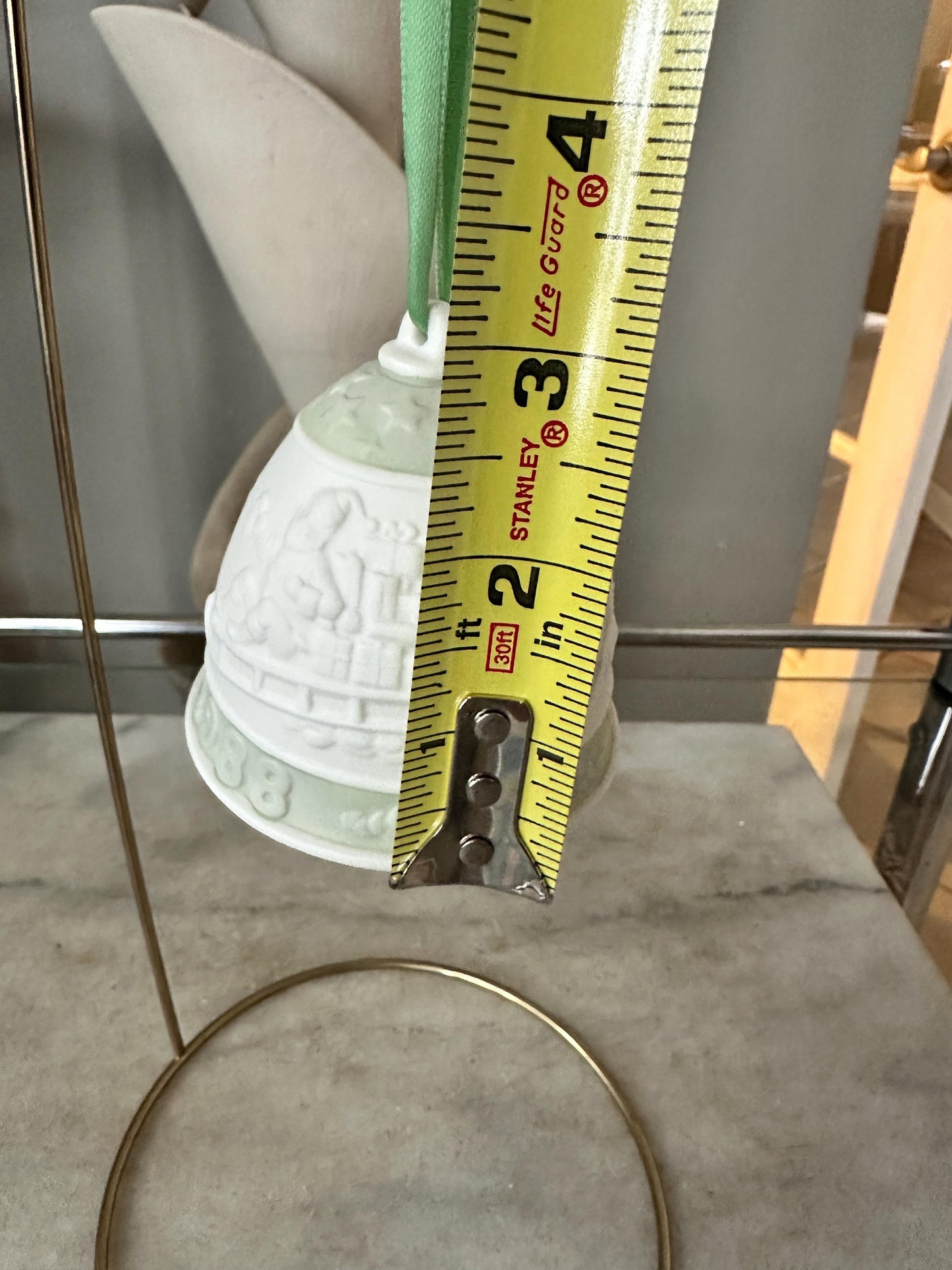 1988 Lladro Porcelain Christmas Bell Ornament – Retired Collectible Holiday Decor