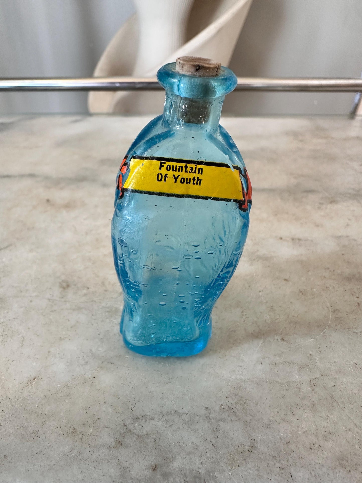 Vintage Wheaton Glass Mini Bottles Lot (7), 1970s Fish, Barrel, Grapes, Whiskey