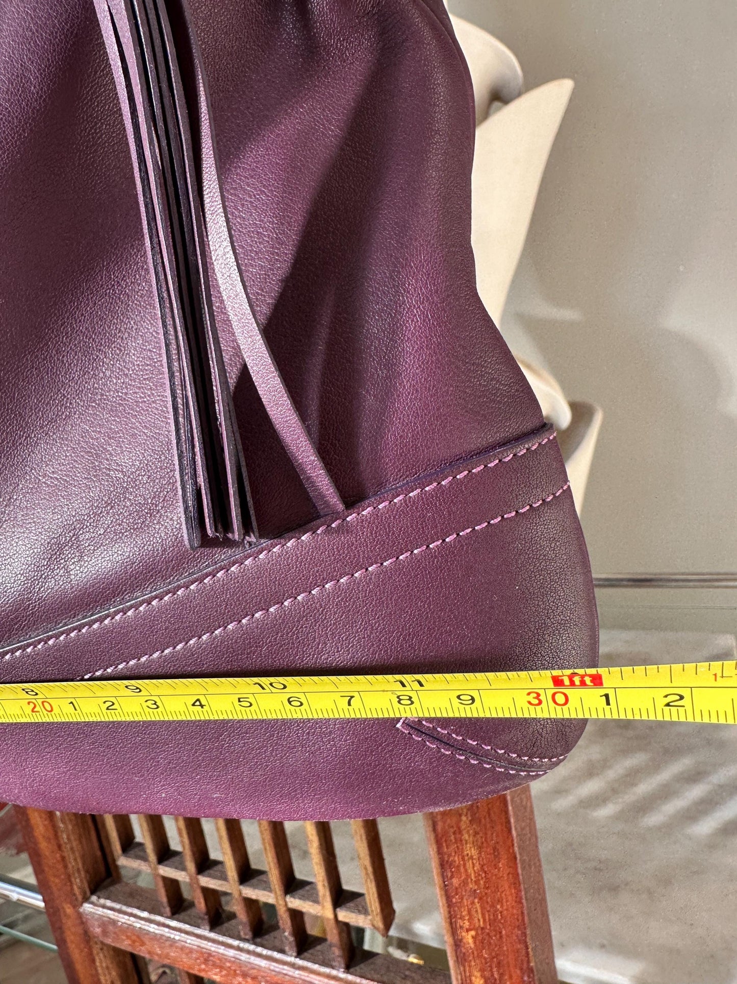 Vintage Coach Soho Deep Purple Leather Shoulder Bag | Y2K Era Handbag