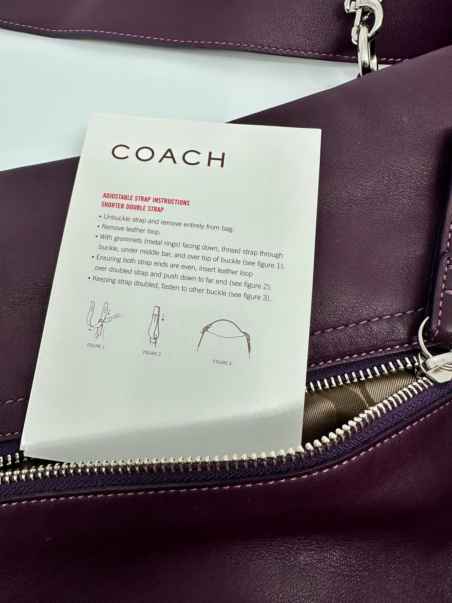 Vintage Coach Soho Deep Purple Leather Shoulder Bag | Y2K Era Handbag