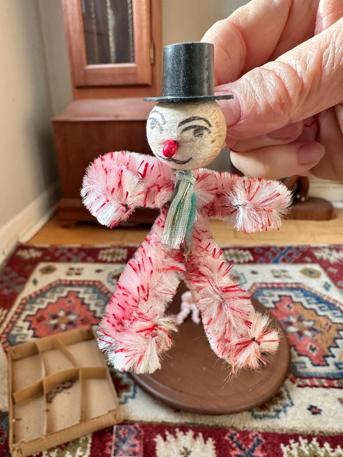 Vintage Dexter's Chenille Christmas Figures | LeeWards Japan 1950s-60s Santa Angels Snowman