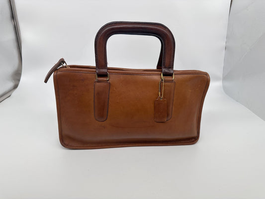 Bonnie Cashin Coach Slim Satchel | Vintage Glove-Tanned Leather Handbag 282-8916