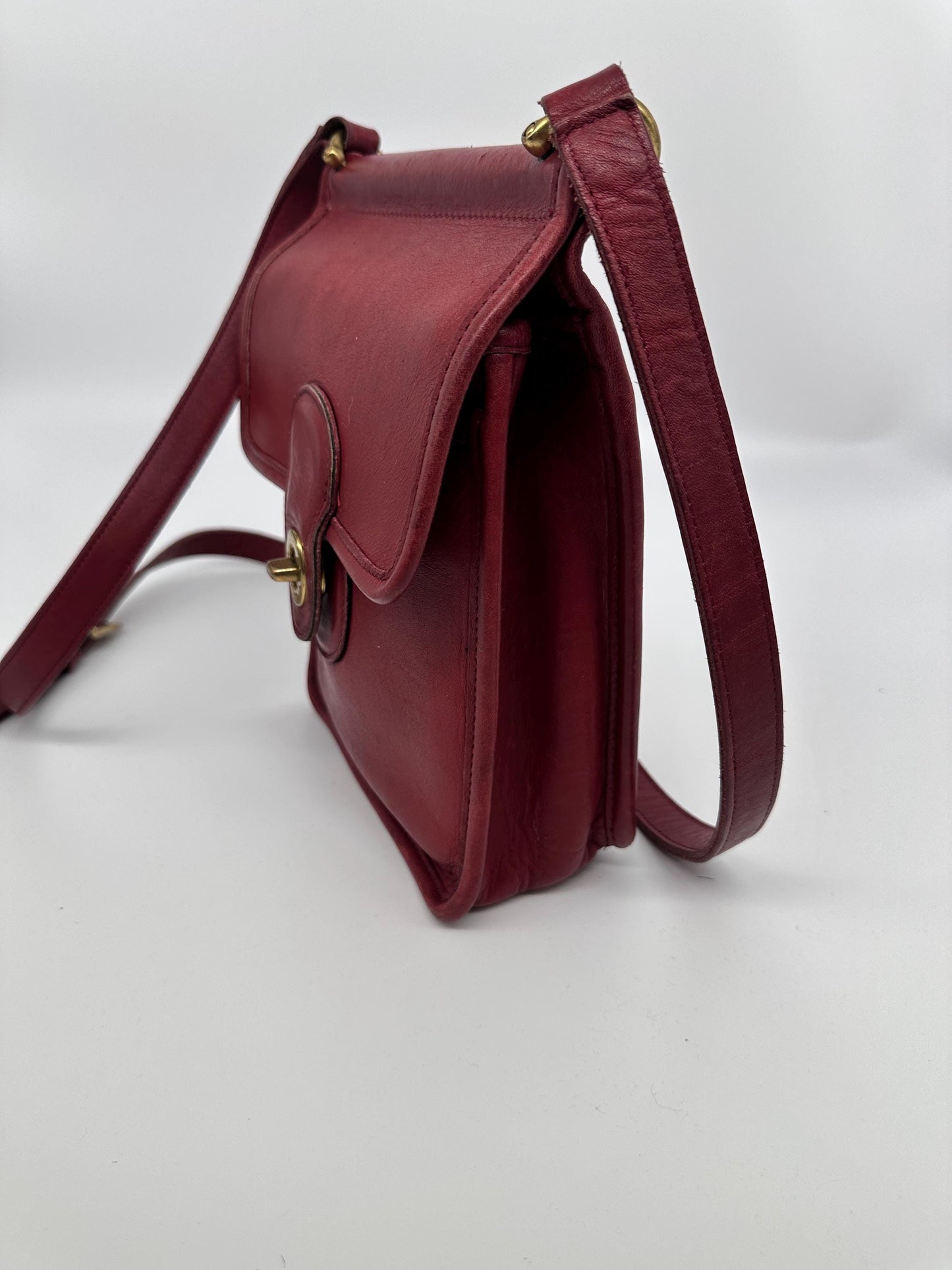 COACH Vintage Red Murphy Shoulder Crossbody Bag USA 9930 RARE | Creed/Setial Number Present