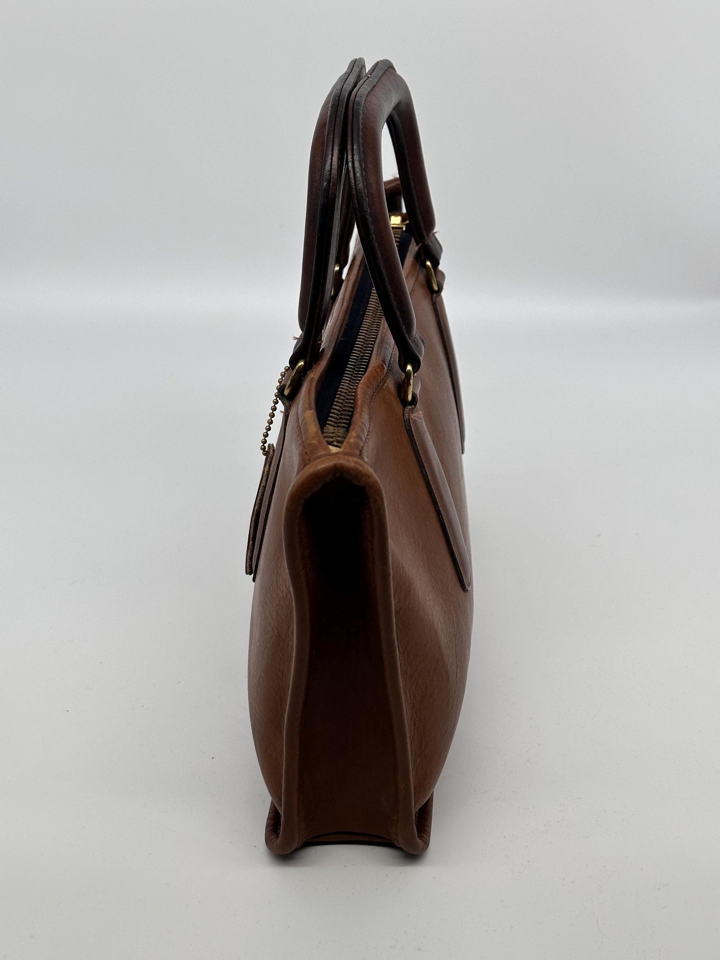 Bonnie Cashin Coach Slim Satchel | Vintage Glove-Tanned Leather Handbag 282-8916