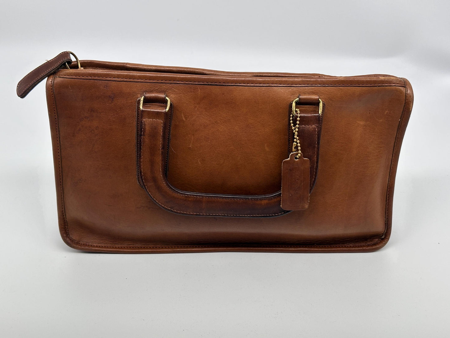 Bonnie Cashin Coach Slim Satchel | Vintage Glove-Tanned Leather Handbag 282-8916