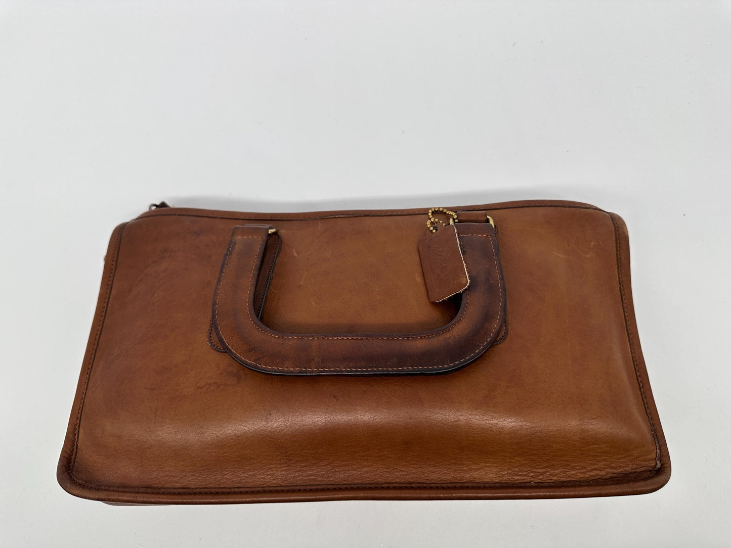 Bonnie Cashin Coach Slim Satchel | Vintage Glove-Tanned Leather Handbag 282-8916