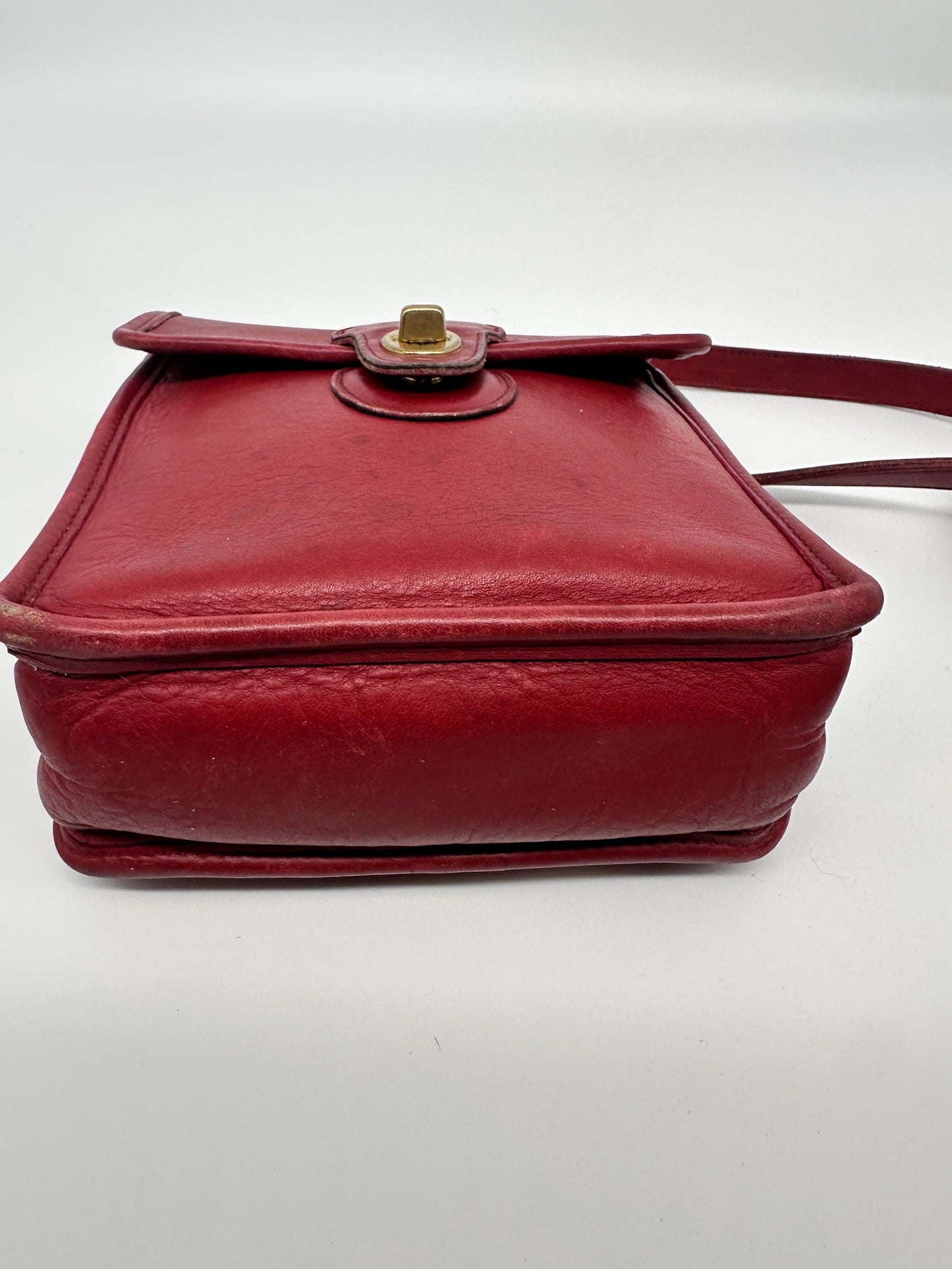 COACH Vintage Red Murphy Shoulder Crossbody Bag USA 9930 RARE | Creed/Setial Number Present