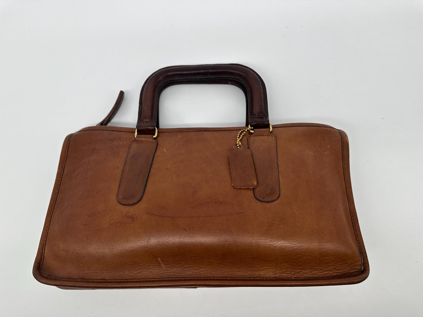 Bonnie Cashin Coach Slim Satchel | Vintage Glove-Tanned Leather Handbag 282-8916