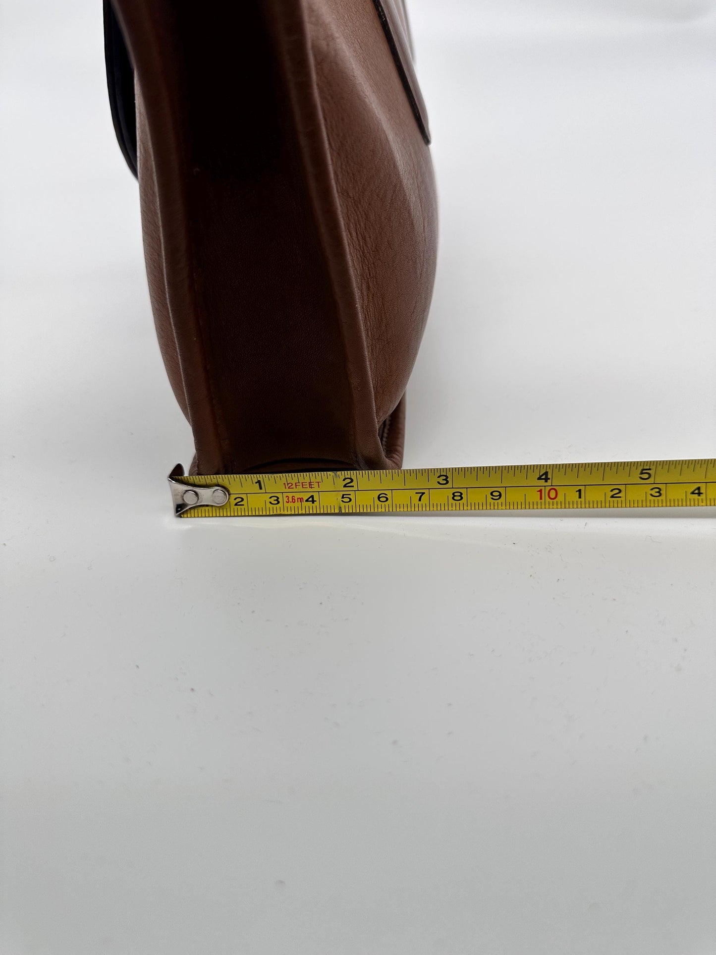 Bonnie Cashin Coach Slim Satchel | Vintage Glove-Tanned Leather Handbag 282-8916