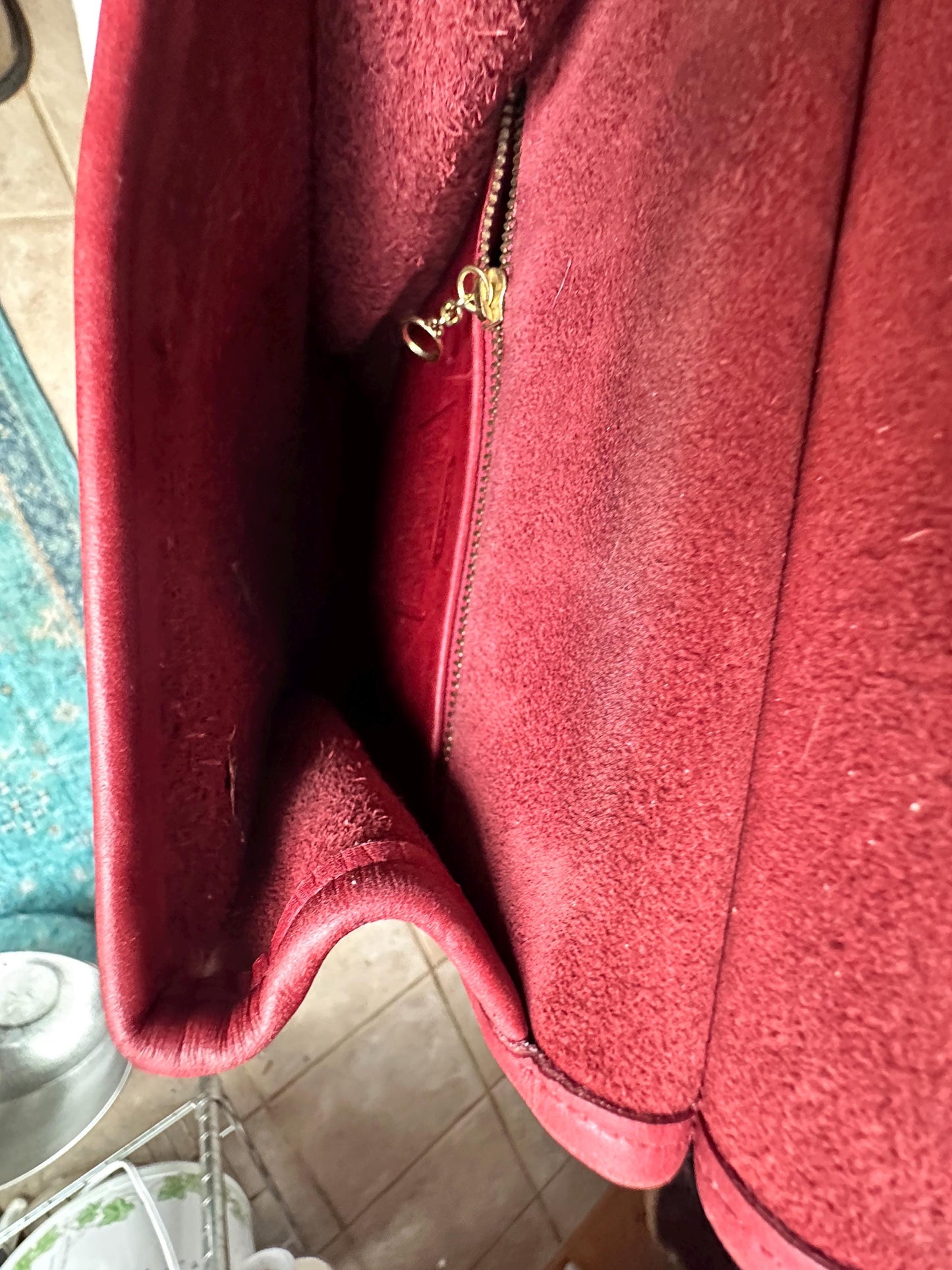 COACH Vintage Red Murphy Shoulder Crossbody Bag USA 9930 RARE | Creed/Setial Number Present