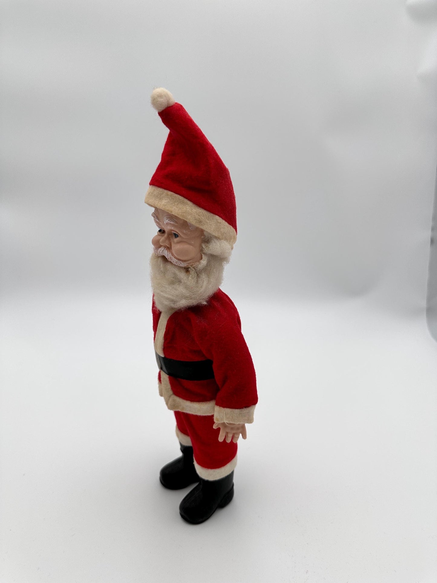 Vintage Santa Claus 12” Doll with Blue Eyes 1950s-60s