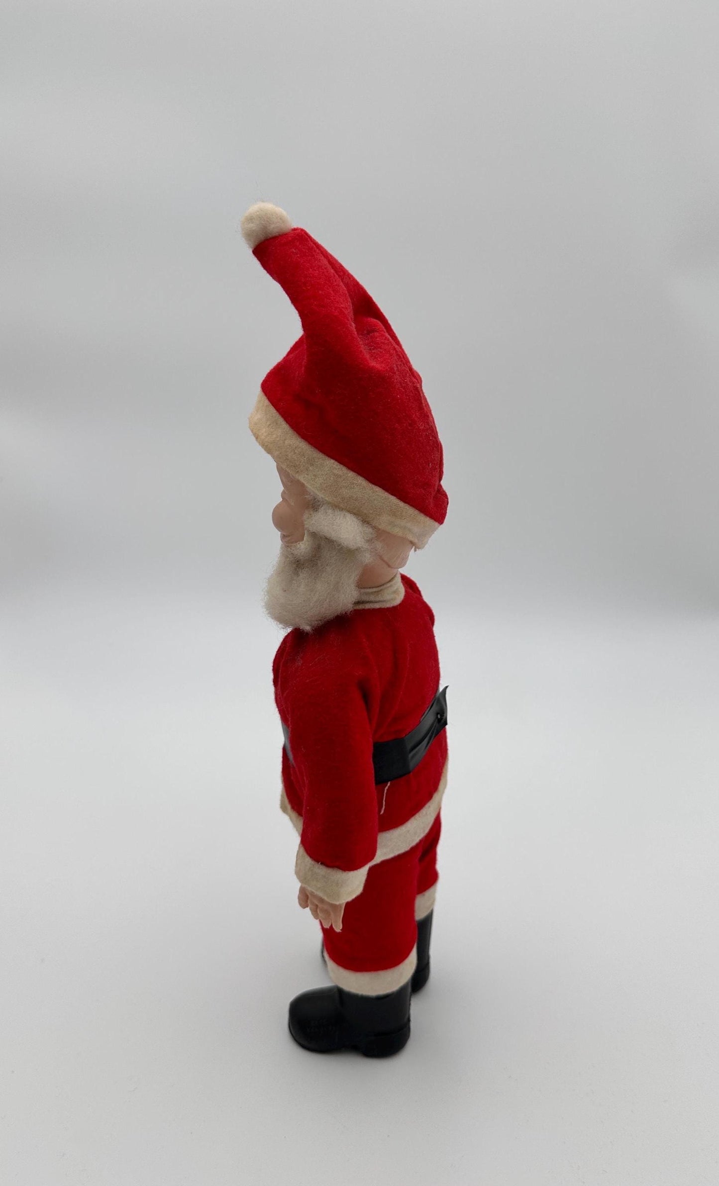 Vintage Santa Claus 12” Doll with Blue Eyes 1950s-60s