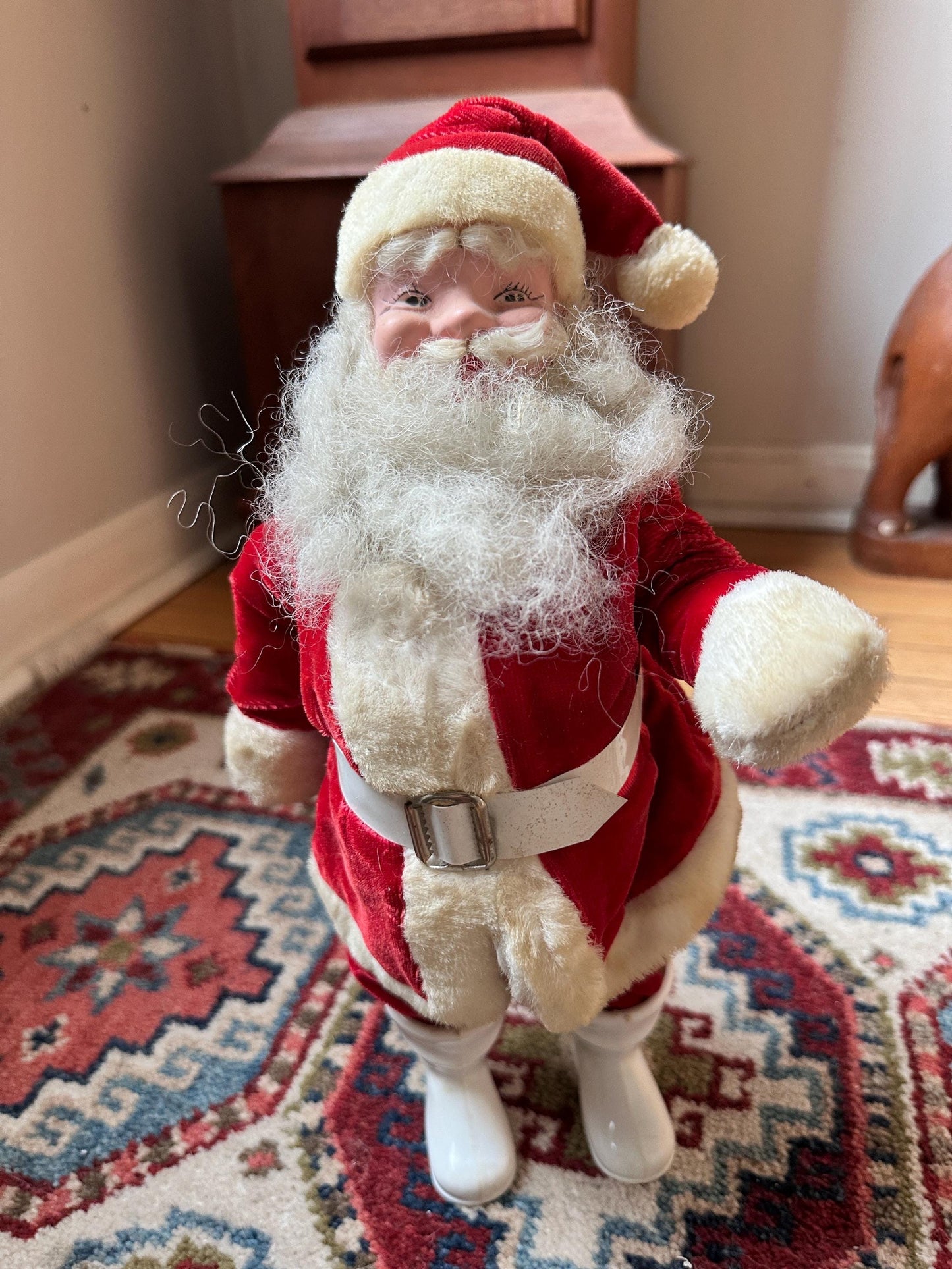 Vintage Harold Gale 1950's Christmas Santa Claus Figurine | 14”