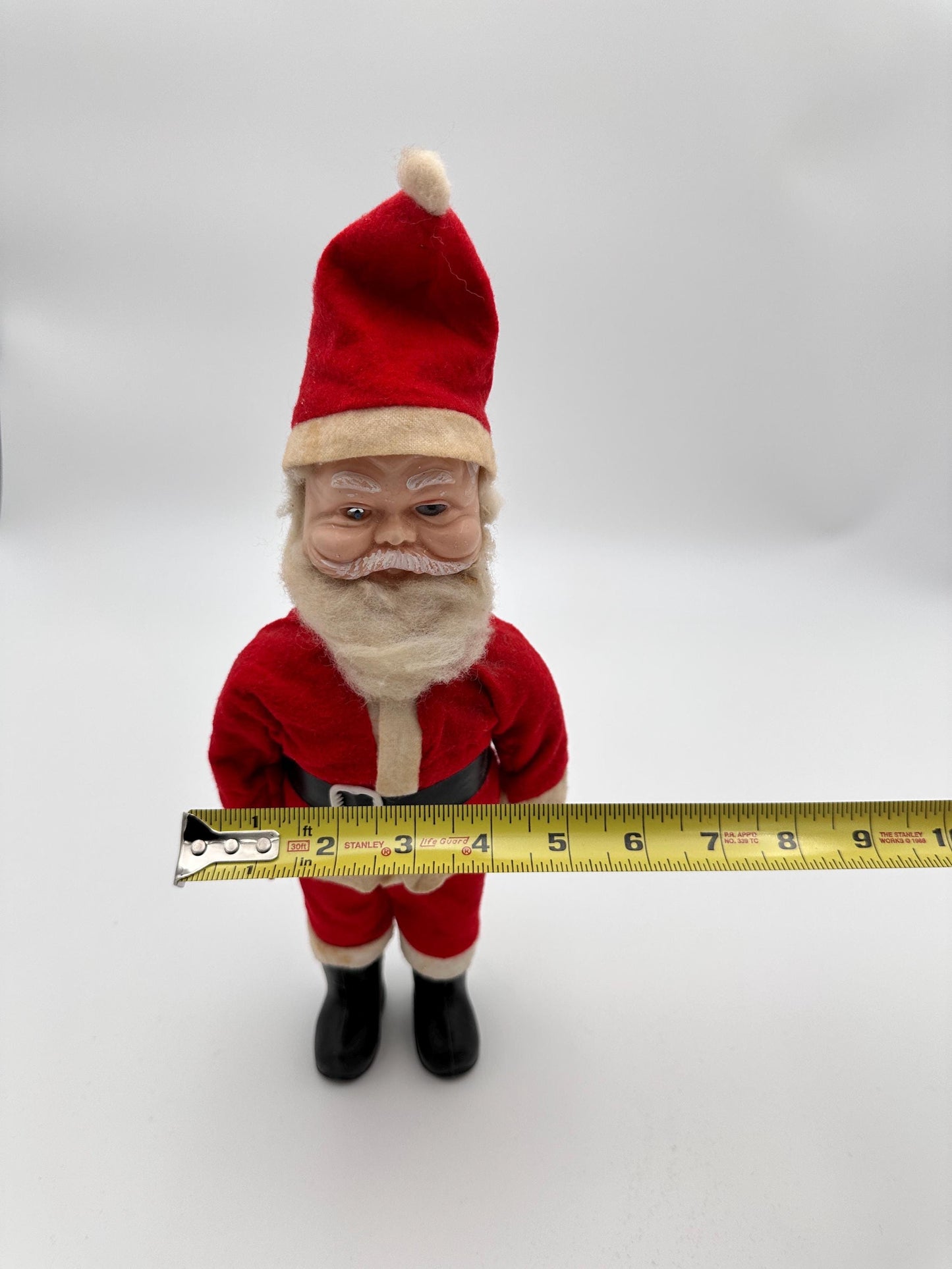 Vintage Santa Claus 12” Doll with Blue Eyes 1950s-60s