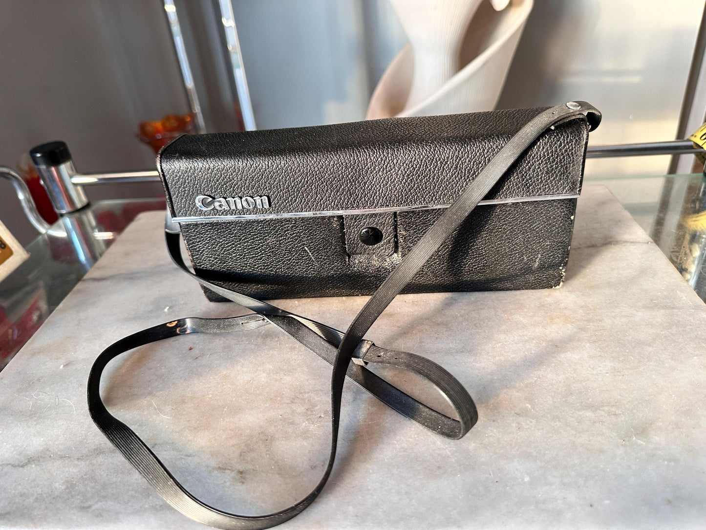 1960s Canon Cine Canonet 8 Film Camera, Japan, Original Case Manual, Running Motor